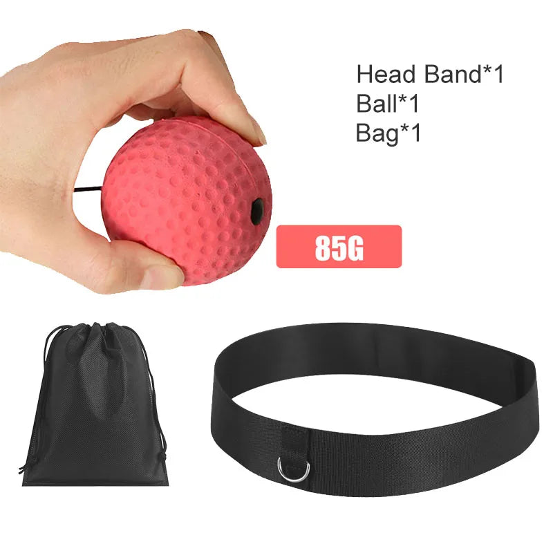 Boxing Reflex Ball with Headband for Speed, Skill, and Hand-Eye Coordination Training