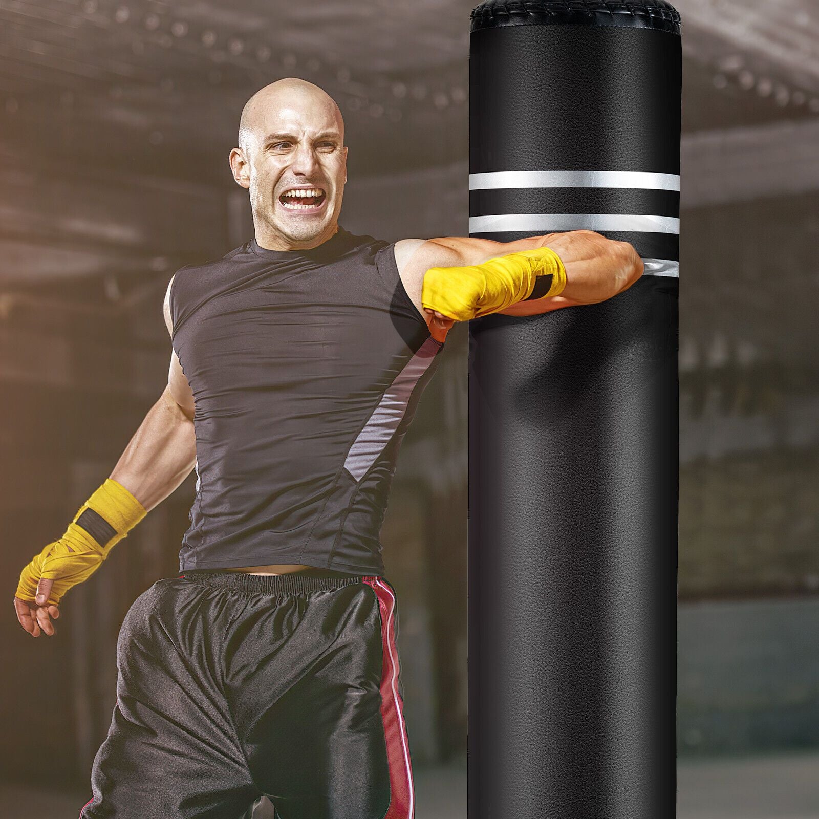 175Cm Freestanding Kickboxing Bag