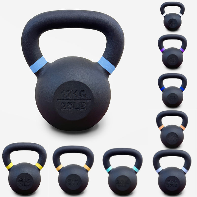 Cast Iron Neoprene Kettlebells (2-28 Kg) for Fitness and Strength Training