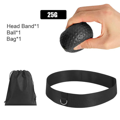 Boxing Reflex Ball with Headband for Speed, Skill, and Hand-Eye Coordination Training